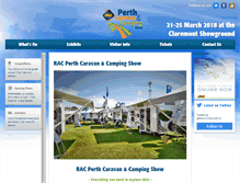 Tablet Screenshot of caravanandcampingshow.com.au